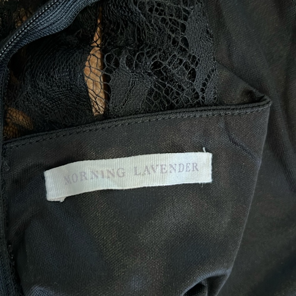 MORNING LAVENDER black dress XS - Picture 7 of 12